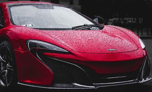 sports car red sports car hood red
